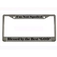 thumbnail image 1 of STHANCAT OF TAMPA Jesus Stainless Steel Auto License Plate Frame Car Tag Holder, Multiple Colors (E), 1 of 2
