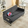 thumbnail image 1 of STHOUYN 51' Small Loveseat -  Grey Sofa with 2 USB Ports, Modern 2 Person Couch for Living Room, Bedroom, Office, Mini Teen Couch (Dark Grey), 1 of 9