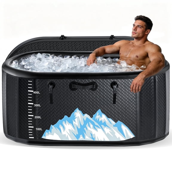 STICCIO Inflatable Ice Bath Tub, 248 gal Cold Plunge for Athletes and Recovery