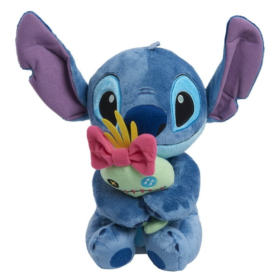 Disney Classics Lil Friends Stitch and Scrump Plush Toys, 12.5 in, Ages 2 and up