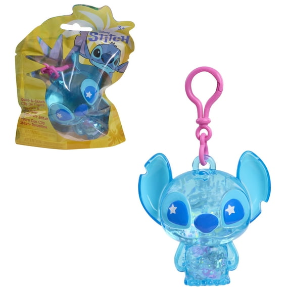 Disney Stitch Swirl-a-Stitch Clip-on 3-inch Figure for Kids Ages 3 and up