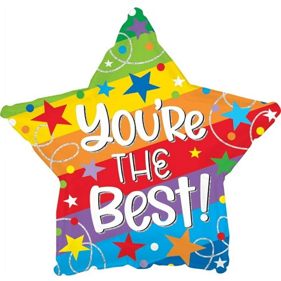 STICK BALLOON YOU'RE BEST STRIPES