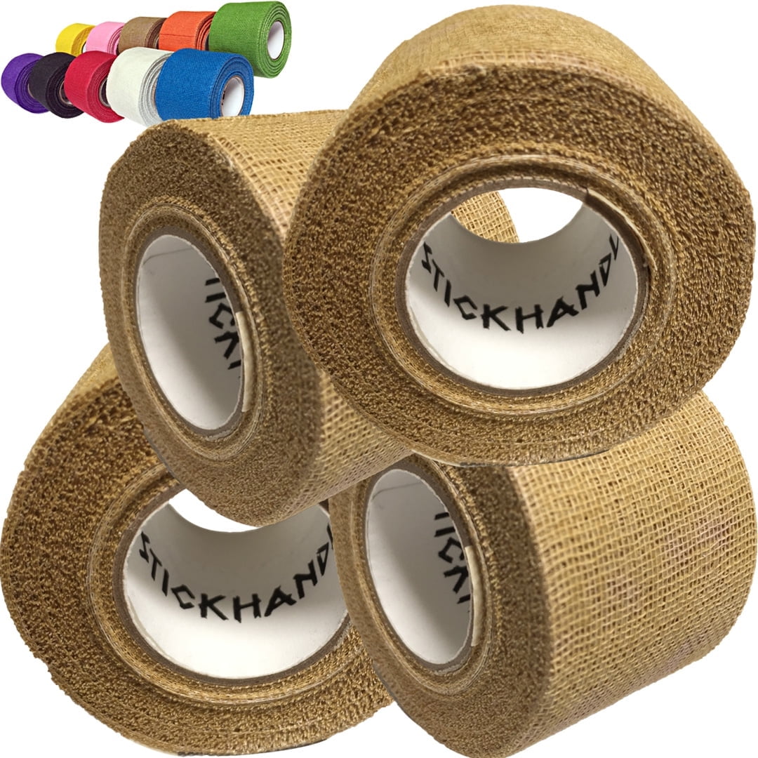 STICK HANDLER™  Professional Hockey Grip Tape Pro Pack  (Tan | Four Pack)