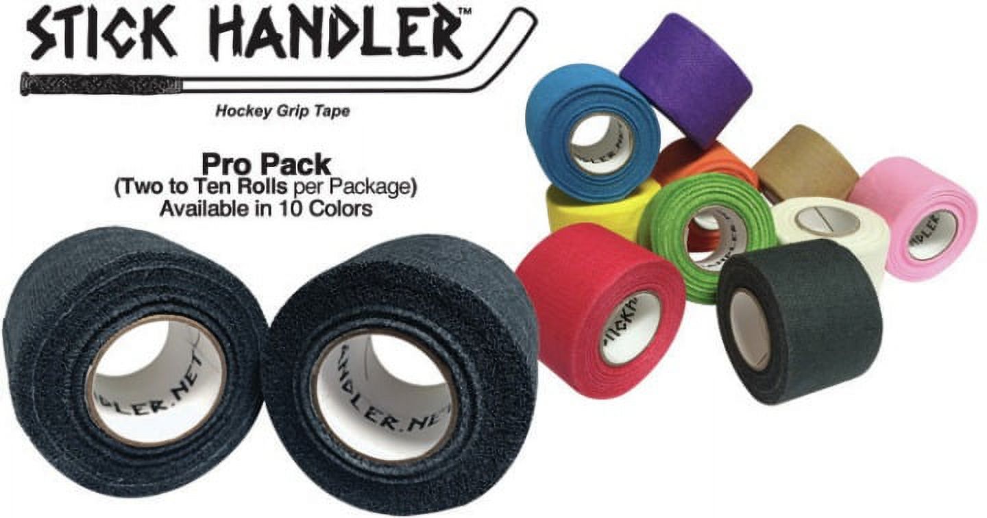 STICK HANDLER™  Professional Hockey Grip Tape Pro Pack  (Black | Six Pack)
