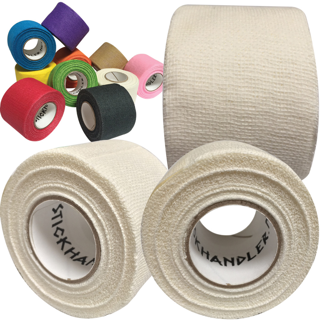 STICK HANDLER™  Professional Hockey Grip Tape Pro Pack  (White | Three Pack)