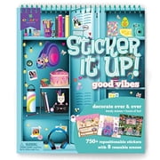 Sticker It Up Good Vibes Kit, DIY Sticker Craft Set with Fun Inspirational Stickers for Kids & Teens, Great for Decor & Gifting