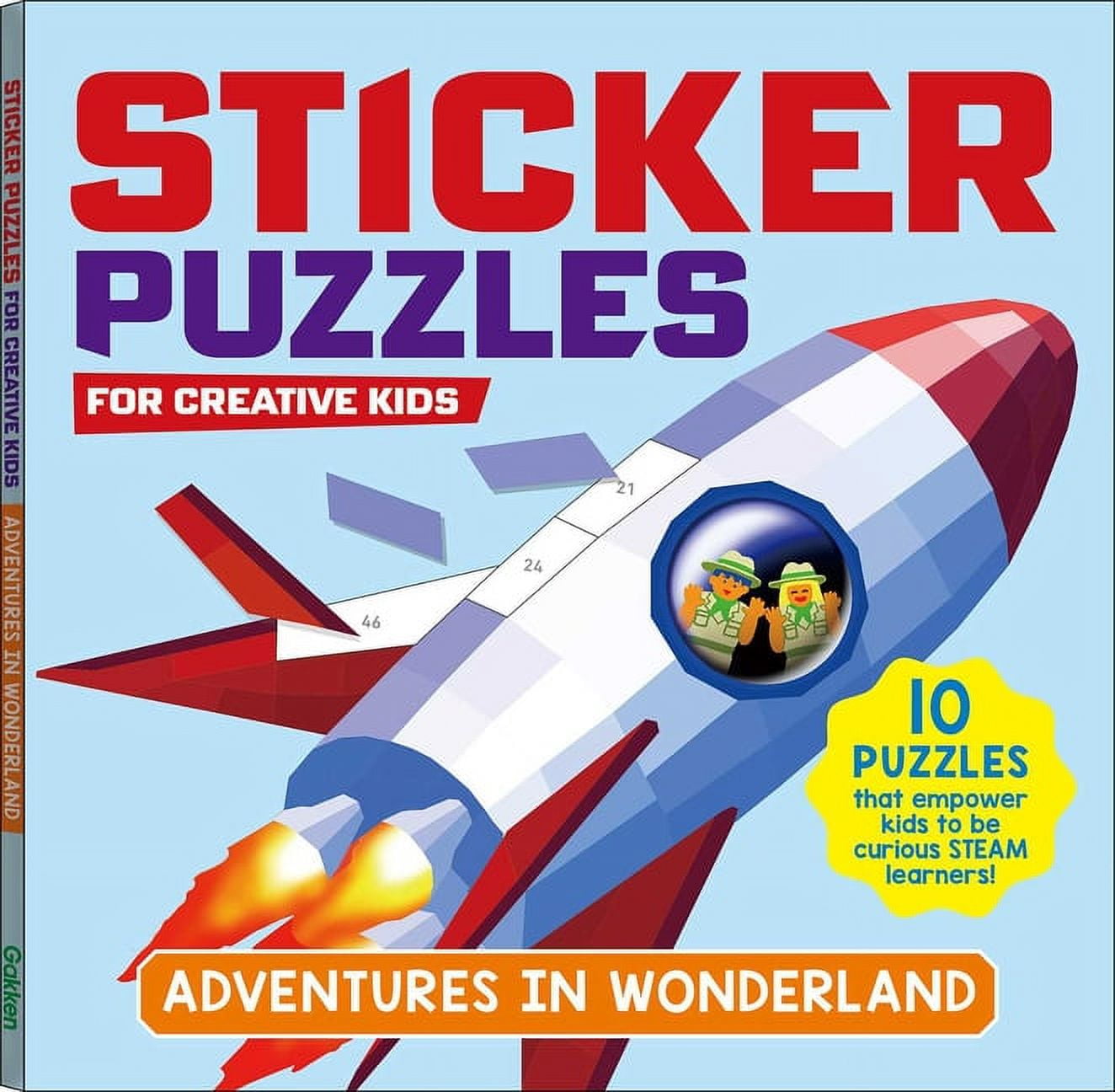 Gakken, Sticker Puzzles, Adventures in Wonderland, For Creative