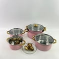 thumbnail image 1 of STICKPROOFX Non-electric cookware, namely, pots,CeramicNonstick Cookware Set, Cast Aluminum withDual LayerNonstick Coating, Stay-CoolHandles, Pink, 1 of 9