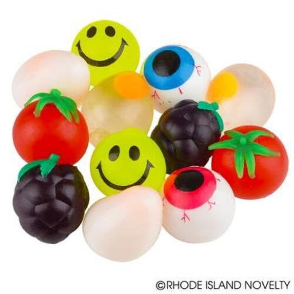STICKY SPLAT BALL ASSORTMENT 2.5" (You Will Get 1 Assorted Random Splat Ball)