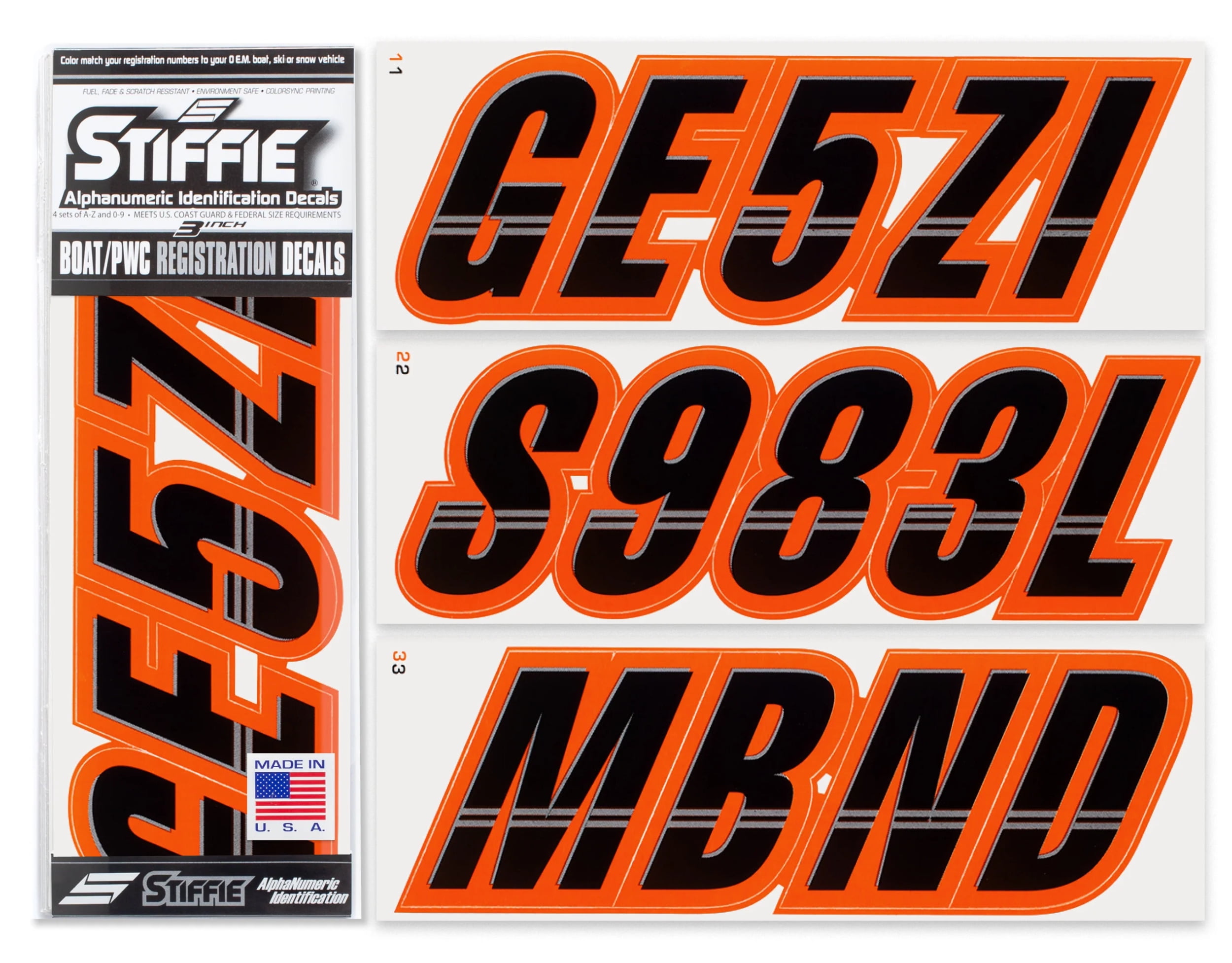 STIFFIE Techtron Black/Orange 3
