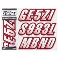 thumbnail image 1 of STIFFIE Techtron White/Burgundy 3" Alpha-Numeric Identification Custom Kit Registration Numbers  Letters Marine Stickers Decals for Boats  Personal Watercraft PWC, 1 of 9