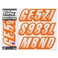thumbnail image 1 of STIFFIE Techtron White/Orange 3" Alpha-Numeric Identification Custom Kit Registration Numbers & Letters Marine Stickers Decals for Boats & Personal Watercraft PWC, 1 of 8