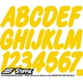 thumbnail image 1 of STIFFIE Whip-One Yellow 3" Alpha-Numeric Registration Identification Numbers Stickers Decals for Boats & Personal Watercraft, 1 of 6