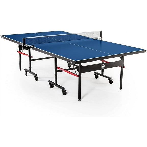 STIGA Advantage Pro Tournament Quality Indoor Table Tennis Table with Professional Level Net and Post Set