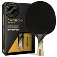 thumbnail image 1 of STIGA Carbon+ Ping Pong Paddle  7-ply Extra Light Carbon Fiber Blade  2mm Premium Sponge  Concave Pro Handle for Exceptional Grip  Performance Table Tennis Racket for Tournament-Level Play Red, 1 of 6