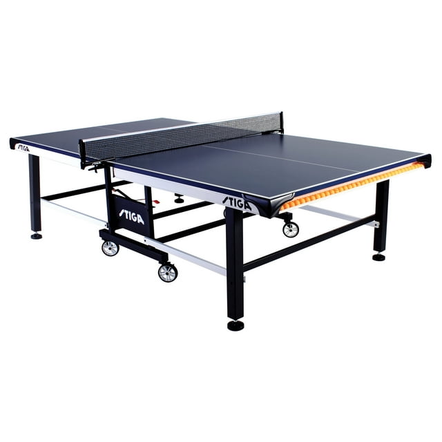 STIGA Tournament Series 520 Tournament-Grade Indoor Table Tennis Table with Premium Clipper Net and Post Included