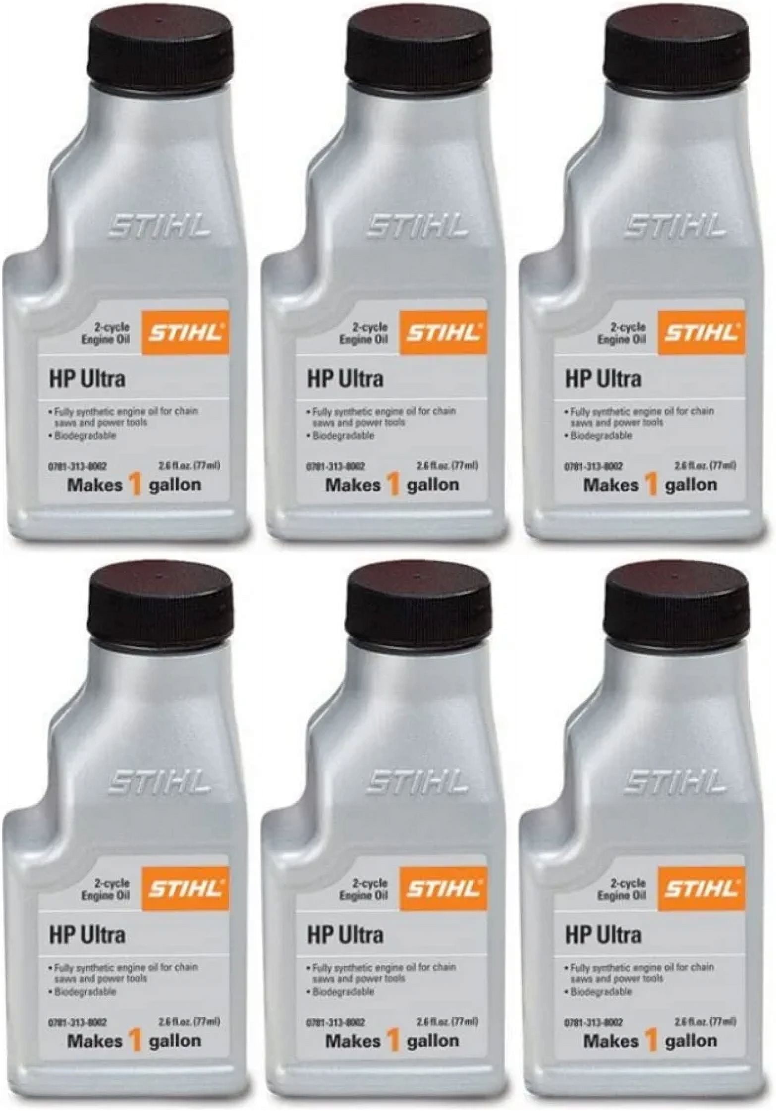 STIHL HP Ultra Full Synthetic Motor Oil, 2.6 fl oz (6 Pack)