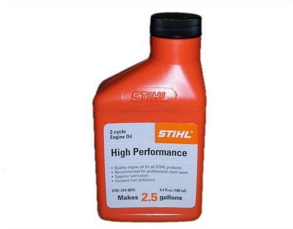 STIHL 0781 319 8009 6.4 Ounce High Performance 2 Cycle Engine Oil, 6 Pack