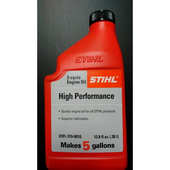 STIHL 0781 319 8016 12.8 Ounce High Performance 2 Cycle Engine Oil, 6 Pack