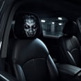 thumbnail image 1 of STIJGGN Creative Headrest Covers for Cars, Spooky Ghost Face Headrest Covers, Upgraded Snug, Breathable Polyester Auto Seat Protector for Halloween Car Decorations & Vehicle Accessories (E), 1 of 5