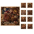 thumbnail image 1 of STIJGGN Diamond Art Craft Kit, Festive Santa & Turkey Cart Canvas Design, Beginner-Friendly Holiday Home Decor & Creative DIY Gift, 1 of 8