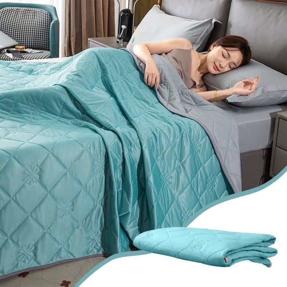 STIJGGN Summer Cooling Blanket,Bedding for Night Sweats,Soft Arc Chill Cold Blanket for Sleeping, Light Bed Cooling Layer Thin Queen Bedding for Night Sweats Hot Flashes