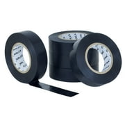 STIKK Black Electrical Tape 5 Pack 3/4" Wide 66 Feet 20 Meters Long