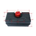 thumbnail image 2 of Tecumseh 34156A 1 Gallon Plastic Fuel Tank With Cap - 4 Quart Gas Tank 2 of 6