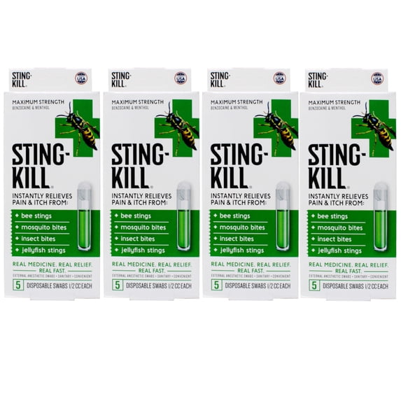 STING KILL SWABS 5CT Pack of 4