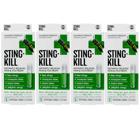 STING KILL SWABS 5CT Pack of 4