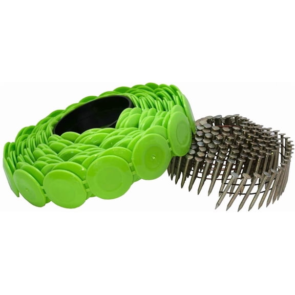 STINGER 0136260 NailPac - 1" Electro Galvanized Nails with 1" Plastic Collated Caps