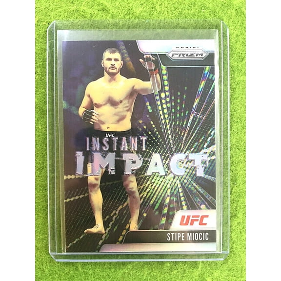 STIPE MIOCIC SILVER PRIZM CARD UFC 2021 Panini Prizm UFC INSTANT IMPACT SP CARD