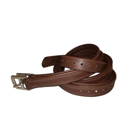 STIRRUP LEATHERS "SOFTY" WRAPPED PRO-TRAINER SILVR OAK 3/4 X42"
