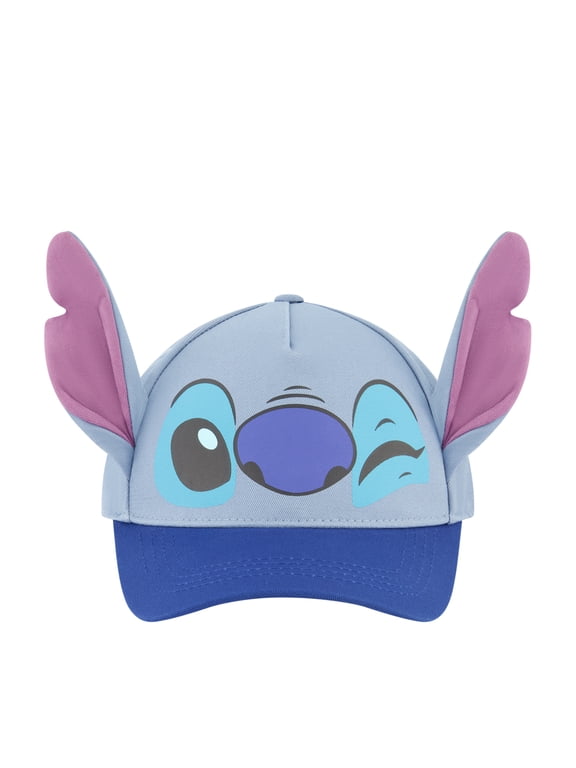 Girls Character Hat with 3D Ears, Blue, One Size Fits Most