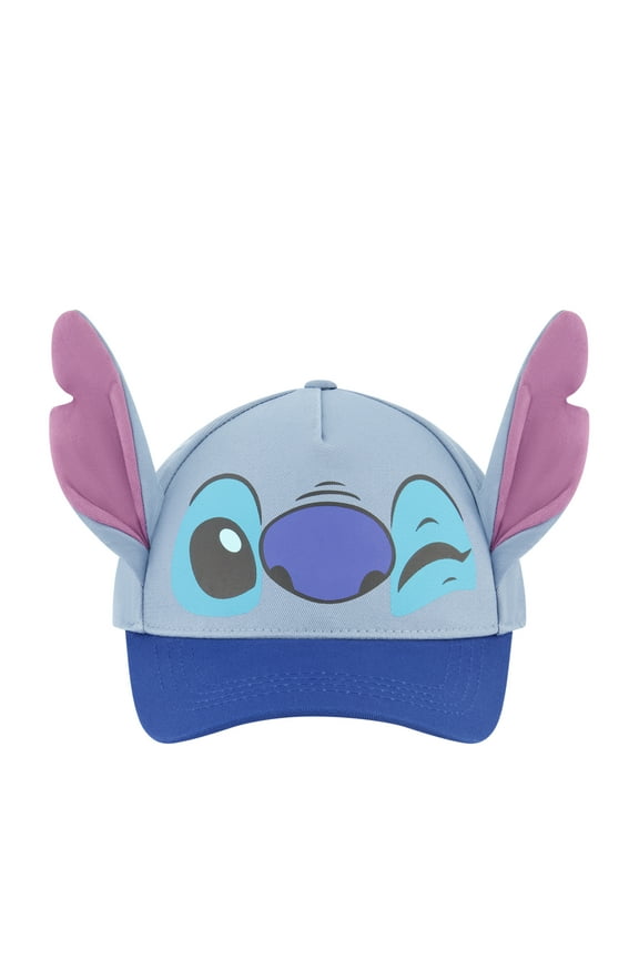 Girls Character Hat with 3D Ears, Blue, One Size Fits Most