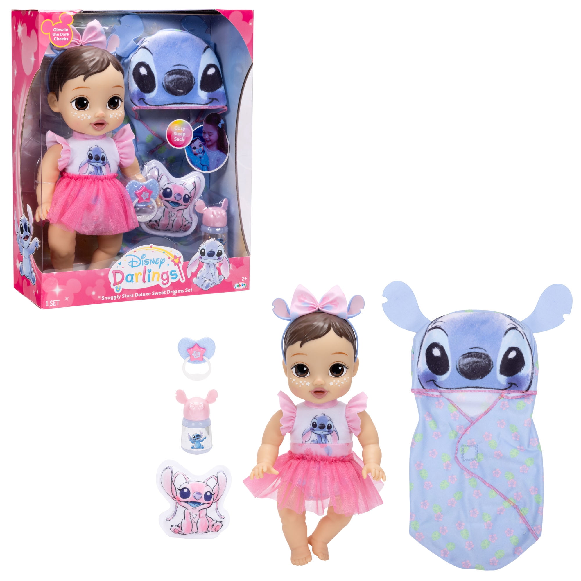 DISNEY DARLINGS SNUGLY STARS STITCH DOLL