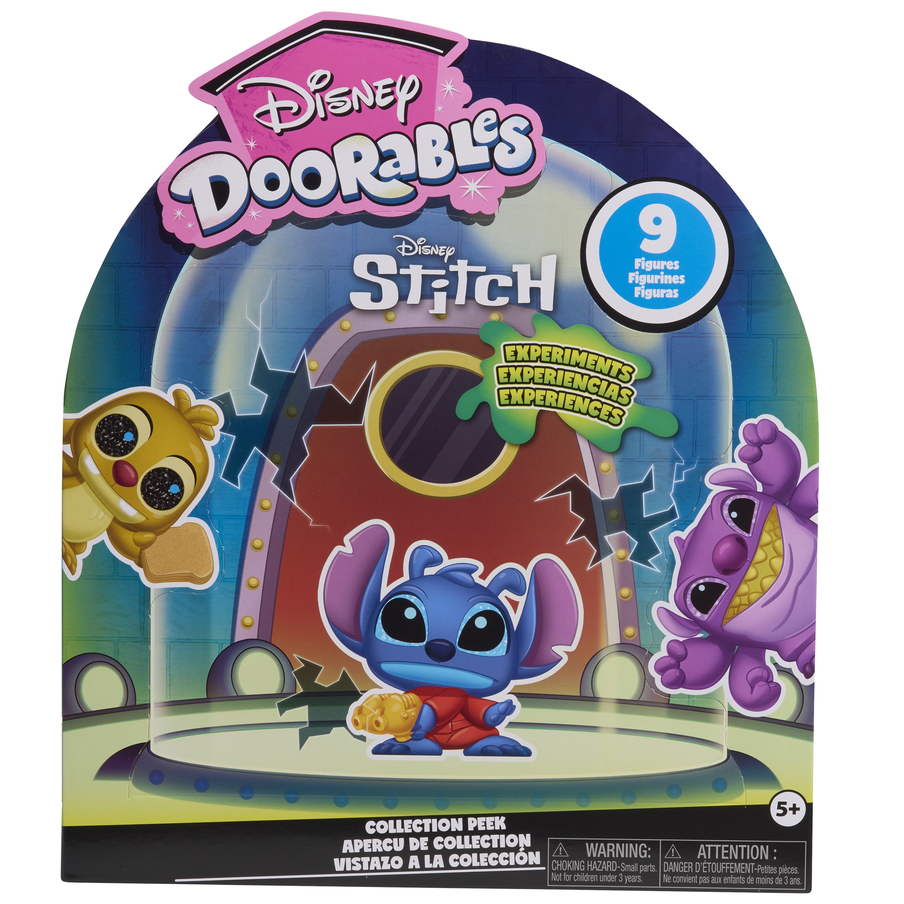 Disney Doorables Stitch Experiments Collection Peek, 1.5 Inch Toy, Boys and Girls Ages 5 Up