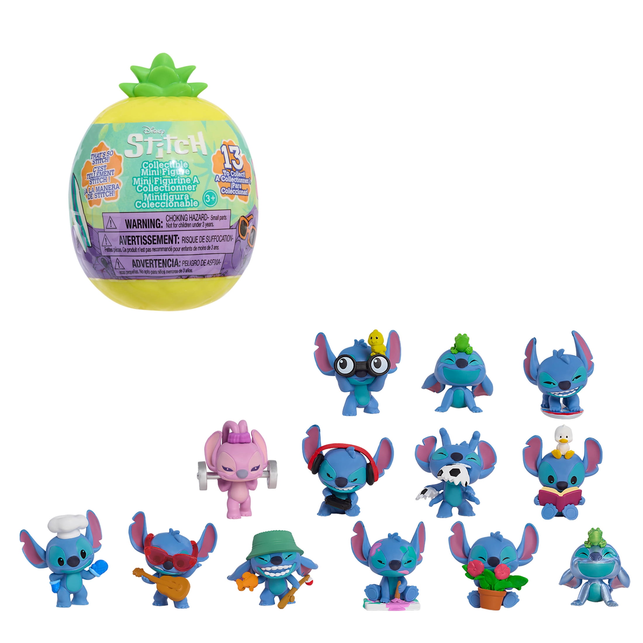 Disney Stitch Thats So Stitch Collectible Figures, 2 Inch Surprise Figure, 13 to Collect, Kids Toys for Ages 3 up