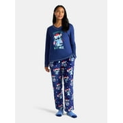 Hello Kitty Women's and Women’s Plus Christmas Top, Pants and Socks Sleep Gift Set, 3-Piece, Sizes XS-3X