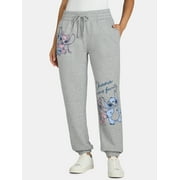 DISNEY Stitch Women's Graphic Joggers, Sizes XXS-XXL