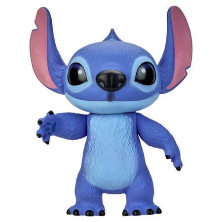 Disney Stitch Live-Action Larger Than Life 14-inch Vinyl Figure, Poseable Toy Figurine, Ages 3+