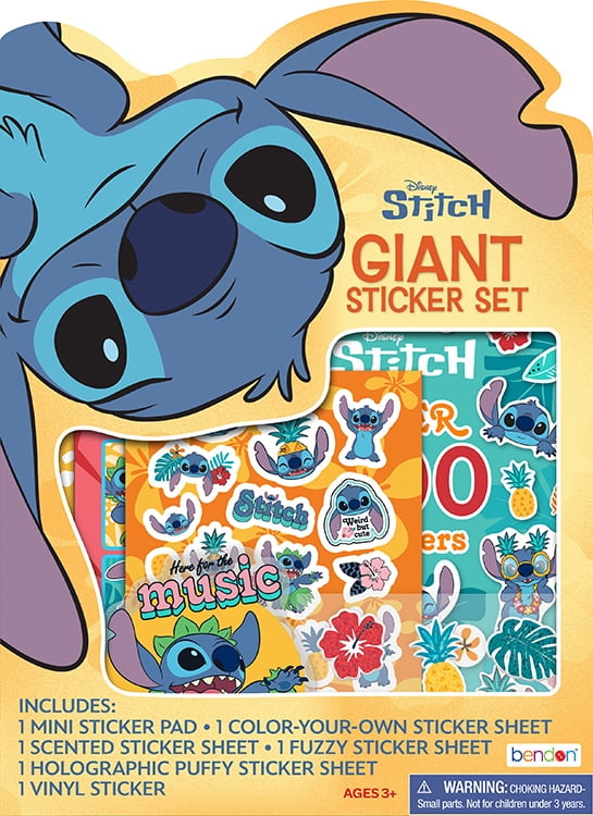 STITCH SHAPED STICKER SET
