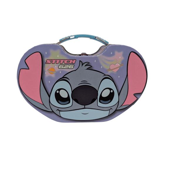 Disney Stitch Easter Purple Tin Carrier Gift Box, Way to Celebrate