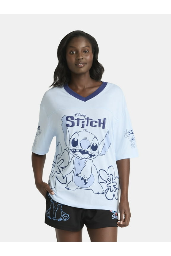 Women's Football Tee with Short Sleeves, Sizes XXS-XXL