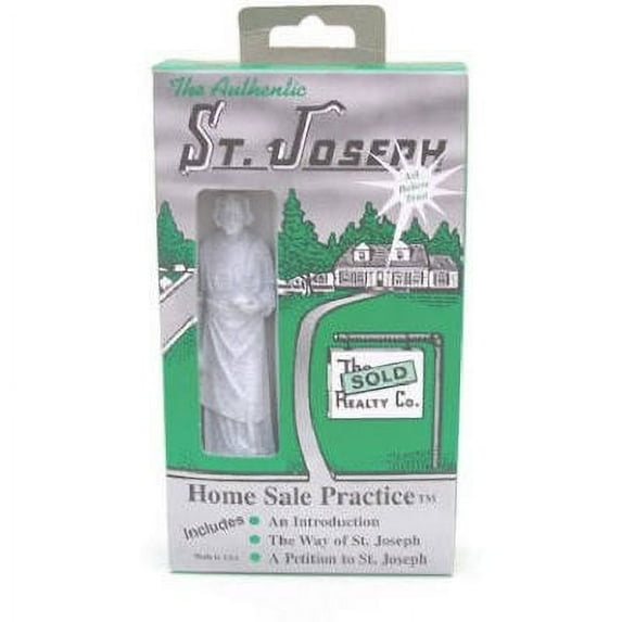 STJOSEPH Authentic 3” St. Joseph Garden Statue, Weatherproof