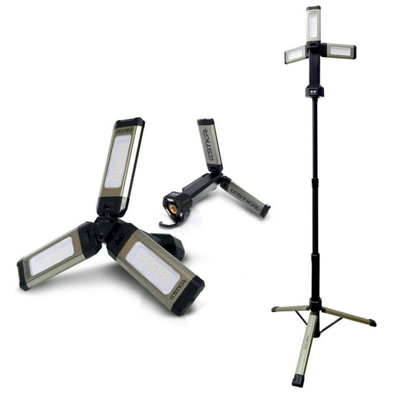 STKR 12681 TRi-Mobile Light, LED, Rechargeable W/ Tripod Stand