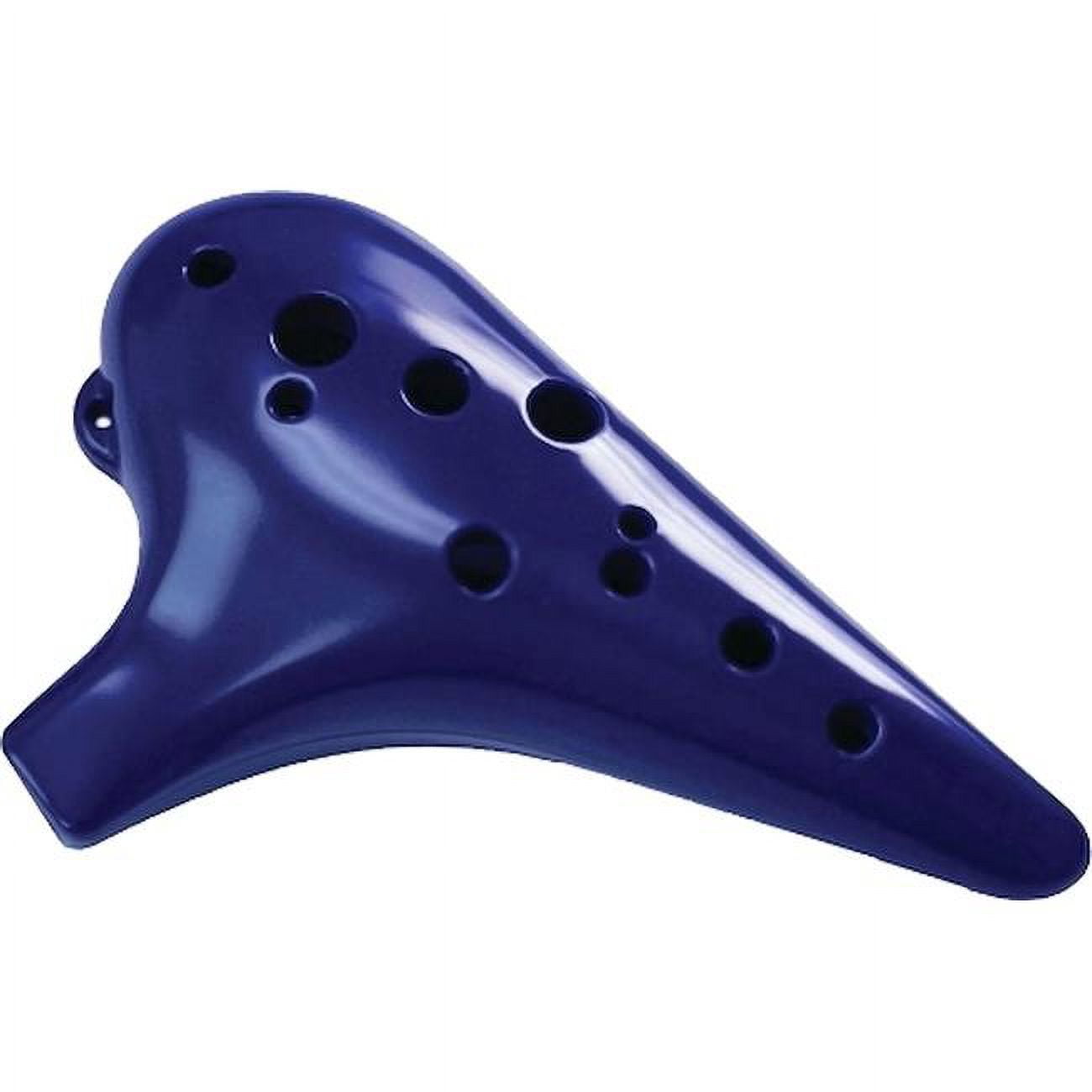 STL Ocarina 363748 4 in. C Major Ocarina Plastic 12 Hole Tenor, Deep