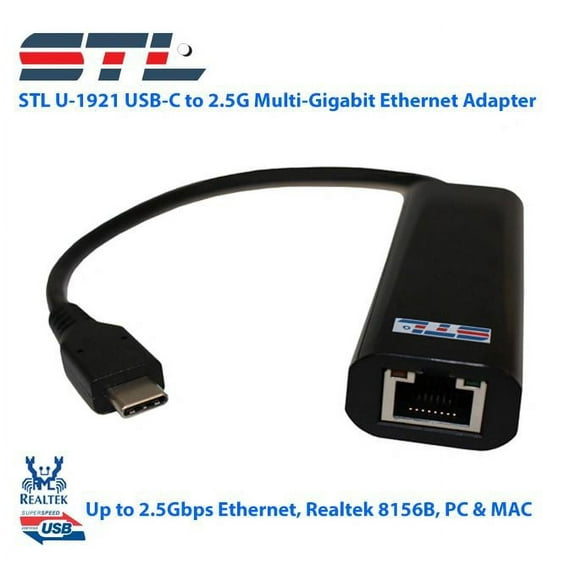 STL U-1921 USB-C to 2.5G Multi-Gigabit Ethernet Adapter