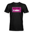 thumbnail image 1 of STLHD Men's Neon Pink Black T-Shirt, 1 of 4