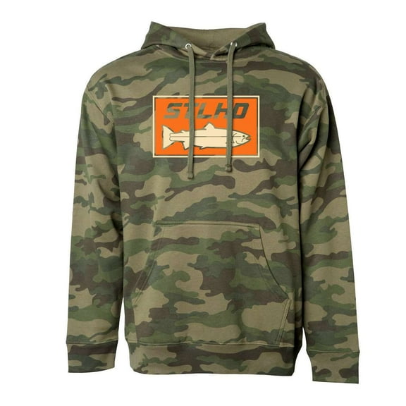 STLHD Men's Woodlands Camo Standard Hoodie  size XL